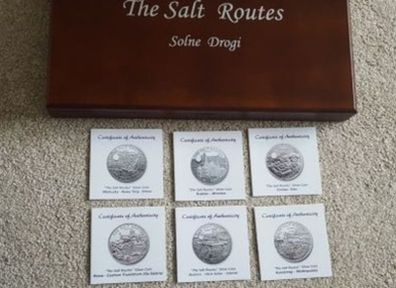 The salt routes silver coin set