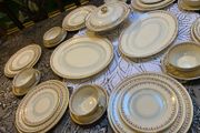 Vintage Gray's pottery dinner set