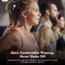 Real Bone Conduction Headphones Bluetooth Wireless Earphones Waterproof Sports Headset with Mic for Workouts Running Driving Image 4