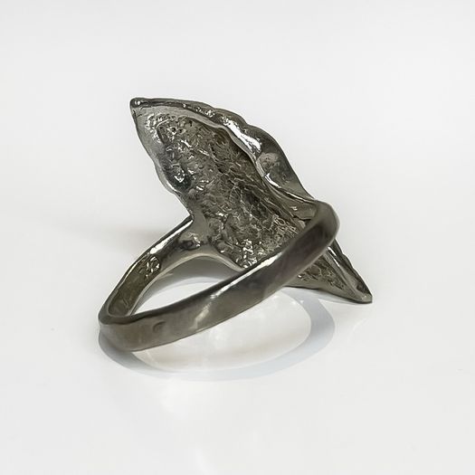 Sterling Silver Leaf Ring (925)