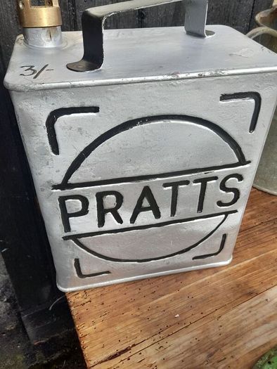 Antique Pratts Petrol Can