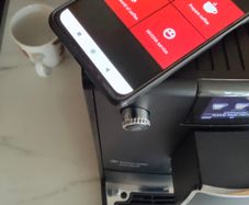 coffee maker Nivona 759 coffee machine with bluetooth control.