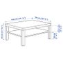 IKEA Lack coffee table, black Image 2
