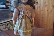 Vintage Irish Doll with Fizzy Hair.