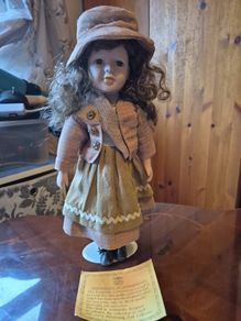 Vintage Irish Doll with Fizzy Hair.