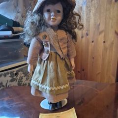 Vintage Irish Doll with Fizzy Hair.