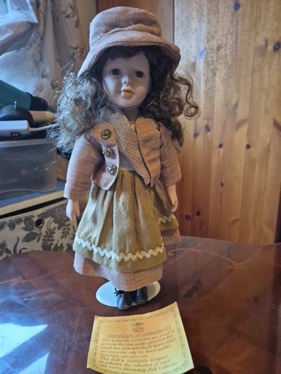 Vintage Irish Doll with Fizzy Hair.