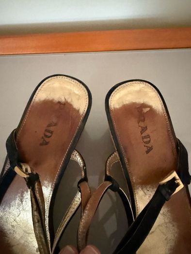 Prada wedge sandals size 39.5EU