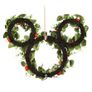 Mickey Mouse Disney Christmas Floral Wreath Image 6