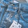 Brand new Zara metallic denim shorts Image 2