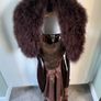 Stunning Anoushka bronze dress with throw Image 2