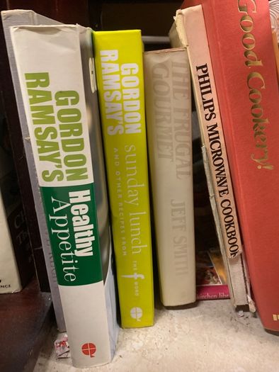 Large selection of COOK BOOKS view and select throughout all the photos