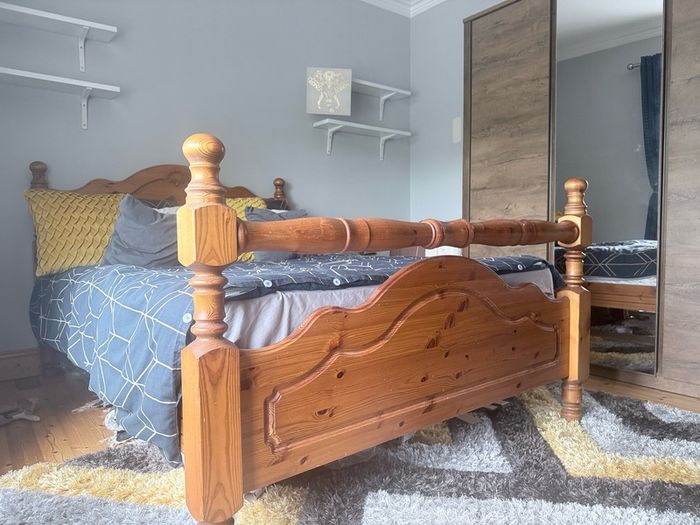 Solid Wood Double Bed