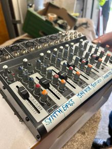 battery powered mixing desk