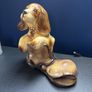 Vintage Large Italian Porcelain Figurine 'Dog in Boot' Image 4