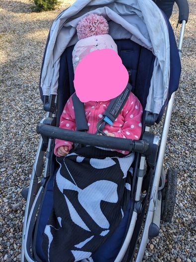 UPPAbaby Vista Navy Bassinet and Stroller Bundle 2015 - 2019 model.