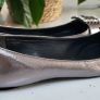 MARC JACOBS Silver Leather Crystal Pointed Flats Sz 40 (Fit 6.5-7UK)  - Rrp 695 USD Image 7