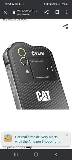 CAT thermal image camera phone flir camera