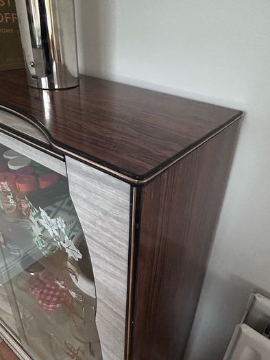 Vintage 70s Curiosities Cabinet