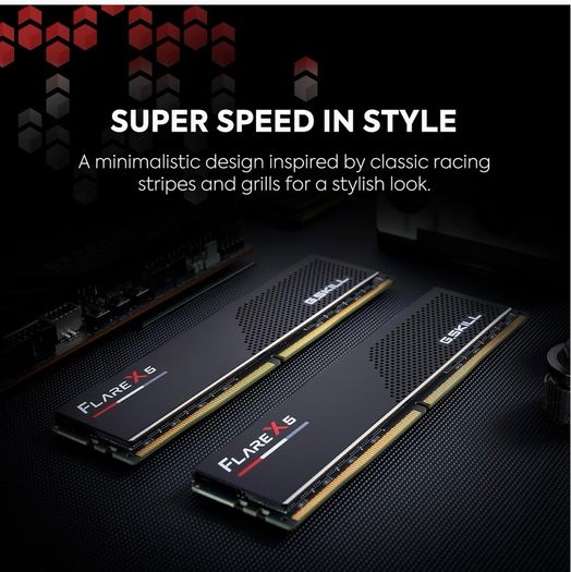 G.Skill DDR5 RAM - 32gb Pc 6000 Cl32 (2x16gb) Flare Amd Expo