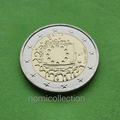 Malta 2015 year Uncirculated 2 Euro coin.