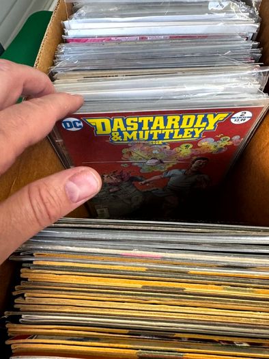 DC Long Comic Box w 250 comics for Sale