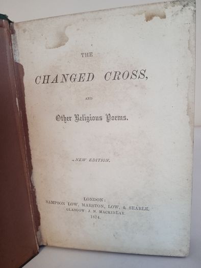 The Changed Cross and Other Religious Poems by Anson D. F. Randolph (HQ783)