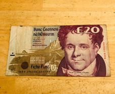 Irish C Series Replacement Daniel O Connell 20 Pound Banknote