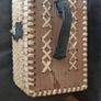 Vintage Woven Palm Leaf Trunk Image 2