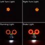 Universal 12V Motorcycle LED Brake Tail Light Signal Lights LED Integrated Tail Light with License Plate Bracket Image 2