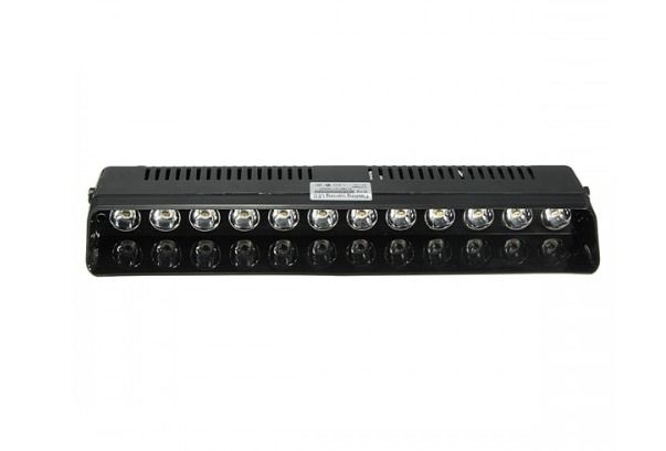 12V 12 LED 12W Yellow Car Vehicle Emergency Strobe Flash Warning Light Flashing Lights