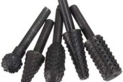 5PCS Woodworking Twist Drill Bits,Rotary Burr Set Carving Tool 6mm(1/4) Shank Electrical Tools Carpentry Cutting Rotating Embossed Grinding Head