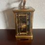 Mechanical brass carriage clock Image 4