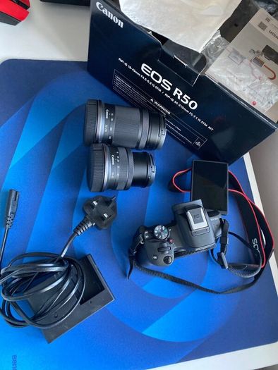 Canon EOS R50 + 2 Lenses  Excellent