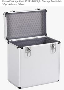 DJ Vinyl Carry Case - 50 vinyl LP capacity - NEW