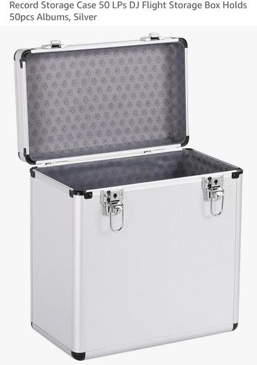DJ Vinyl Carry Case - 50 vinyl LP capacity - NEW