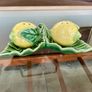 Vintage Collectable Portuguese Lemon Condiment  Shakers Bordallo Pinheiro Image 4