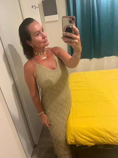 zara gold knit dress