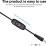 CCTV Camera Power Supply, 12V 2A with 1-to-4 Way Power Splitter Cord, 100-240V AC to DC 12Volt Adapter Compatible with 12V 2A/1.5A/1A Security Cameras Image 4
