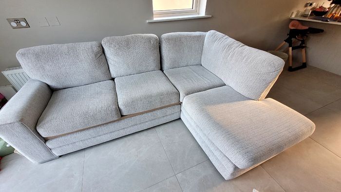 Light Grey Corner Sofa
