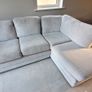 Light Grey Corner Sofa Image 8
