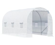 4.5Lx2Wx2H m Walk-in Greenhouse-White