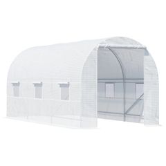 4.5Lx2Wx2H m Walk-in Greenhouse-White