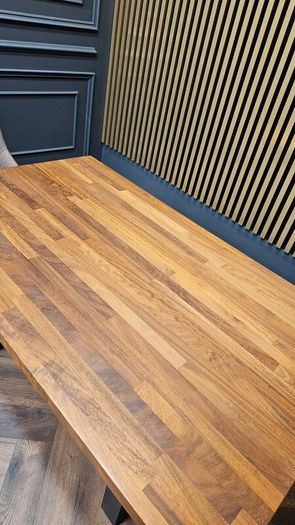 Wooden dining table