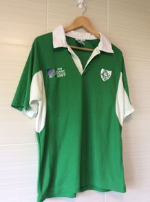 Ireland Rugby Jersey. IRB World Cup 2007 Ireland Jersey. Official IRB Jersey From 2007. Not A Modern Day Remake.
