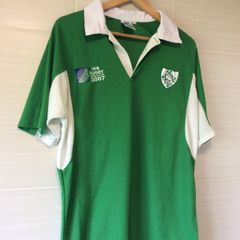 Ireland Rugby Jersey. IRB World Cup 2007 Ireland Jersey. Official IRB Jersey From 2007. Not A Modern Day Remake.