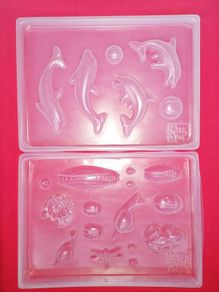 Two Moulds of Dolphins & Garden Bugs for Ten Euro
