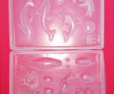 Two Moulds of Dolphins & Garden Bugs for Ten Euro