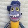 Disney Store Pixar Luca approx. 16 Alberto Sea Monster Purple Plush his head is too loose Please see photos Image 3