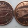 Irish Pre Decimal coin - 1950, + 1968 Penny 1d Image 4